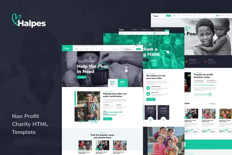 Halpes Non Profit Charity Html Template Latest Version Woocrack