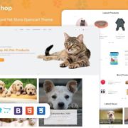 PetShop – Responsive Food Pet Store OpenCart 3 Theme
