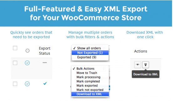 Woocommerce Customer/Order XML Export Suite