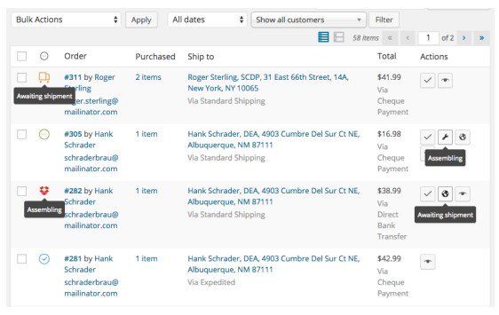 WooCommerce Order Status Manager in Action