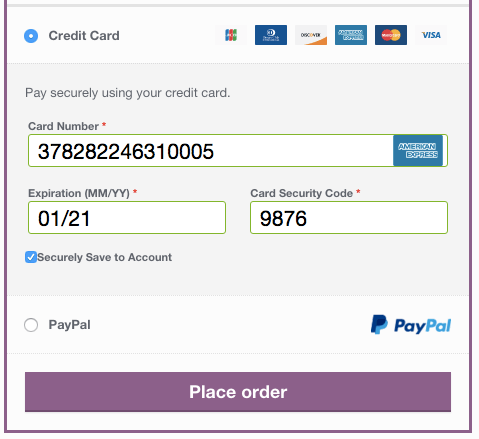WooCommerce Braintree checkout experience