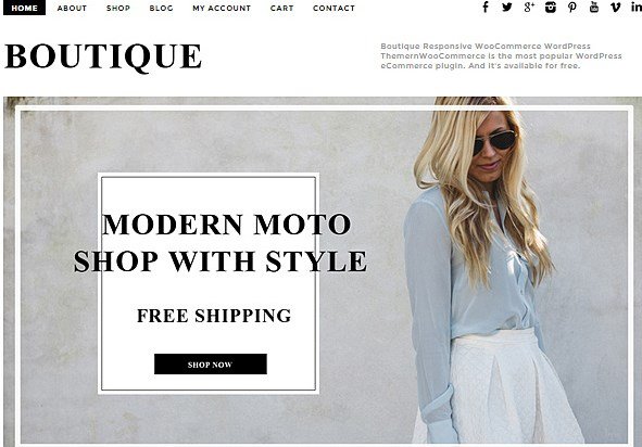 Dessign Boutique WooCommerce Themes