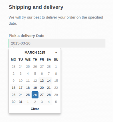 WooCommerce Order Delivery