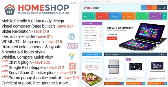 Free Download Home Shop – WooCommerce Theme v1.3.9