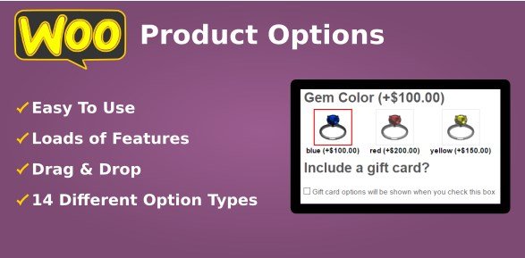 Product Options for WooCommerce - WP Plugin