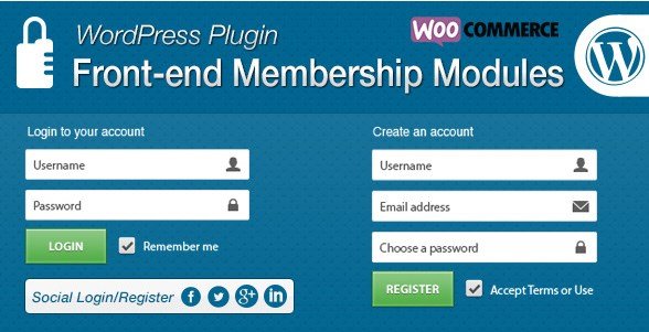 Front-end Membership Modules