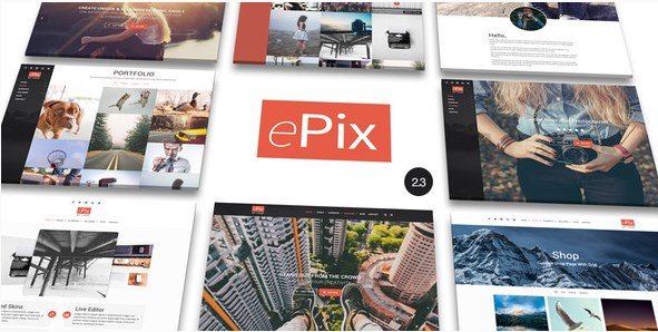 ePix - Fullscreen Photography WordPress Theme