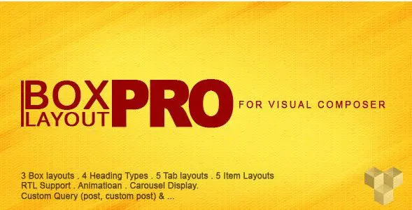 Pro Box Layout for Visual Composer