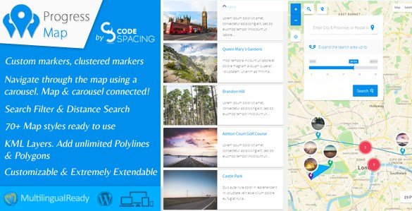 Progress Map WordPress Plugin 5.7.3
