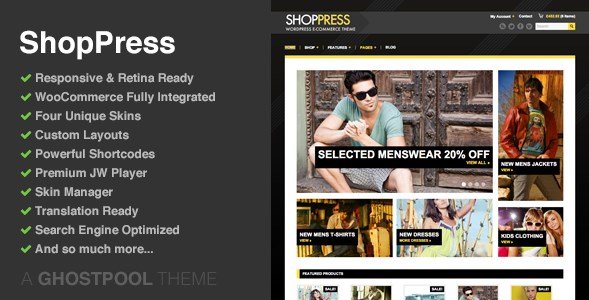ShopPress - Responsive WooCommerce Theme