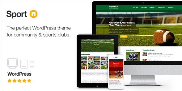 Sport - WordPress Club Theme