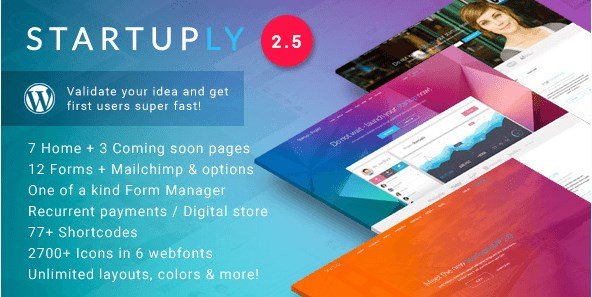 [GET] Startuply – Multi-Purpose Startup Theme v2.5.4