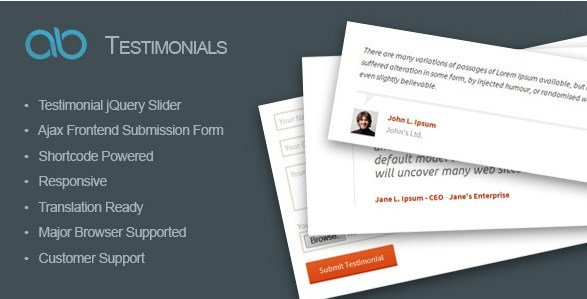 AB Testimonial WordPress Plugin