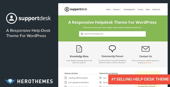 Support Desk - A Responsive Helpdesk Theme