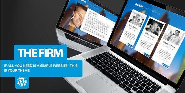 The Firm - Simple Company WordPress Theme