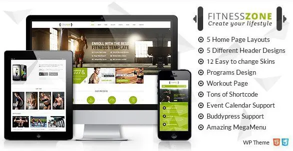 Fitness Zone - Gym & Fitness Theme
