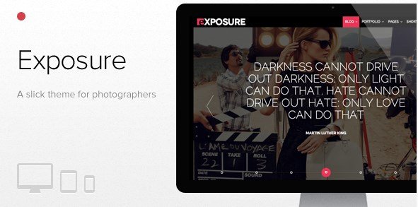 Exposure - Fullscreen Responsive Photography Theme