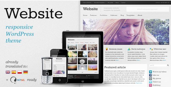 Website - Responsive WordPress Theme