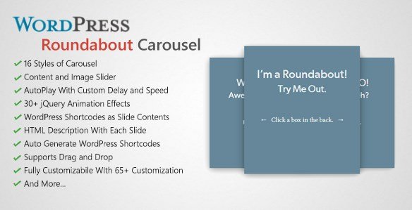 wordpress image carousel slider