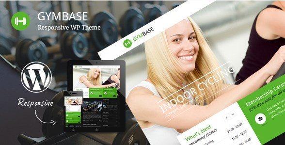 GymBase - Responsive Gym Fitness WordPress Theme