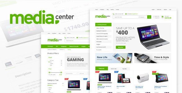 MediaCenter - Electronics Store WooCommerce Theme