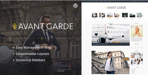 AvantGarde - WordPress Blog Theme