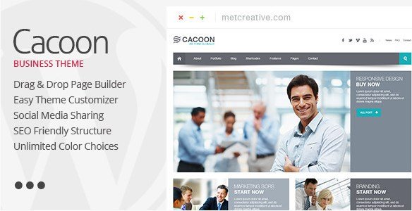 Cacoon - Responsive Business WordPress Theme