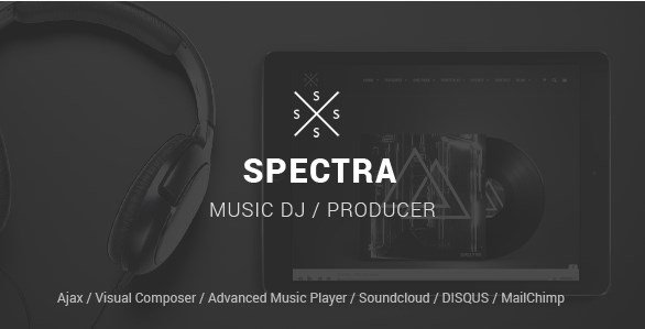 Spectra - WordPress Music & Events Theme