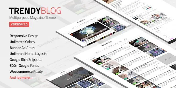 TrendyBlog - Multipurpose Magazine Theme