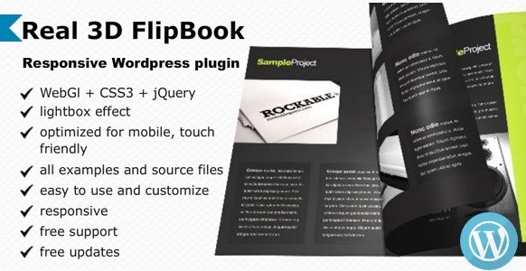 Real 3D FlipBook WordPress Plugin