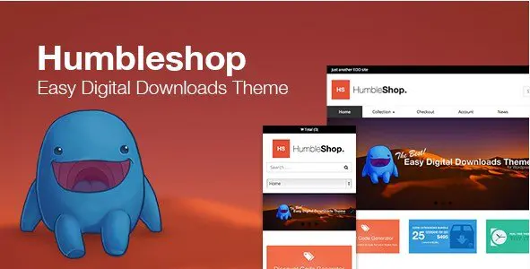 Humbleshop - Minimal Easy Digital Downloads Theme