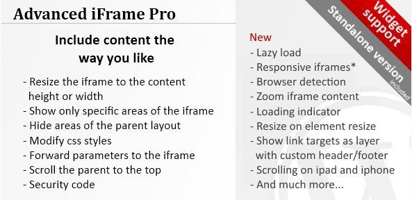 Advanced iFrame Pro 2024.5