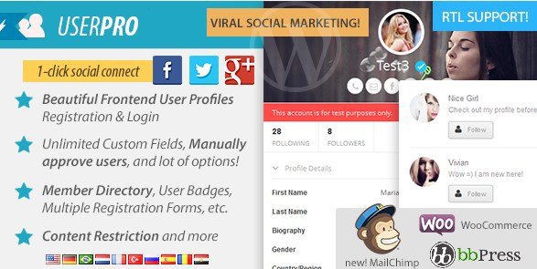 UserPro - User Profiles With Social Login