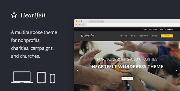 Heartfelt - Humanitarian Responsive WordPress Theme
