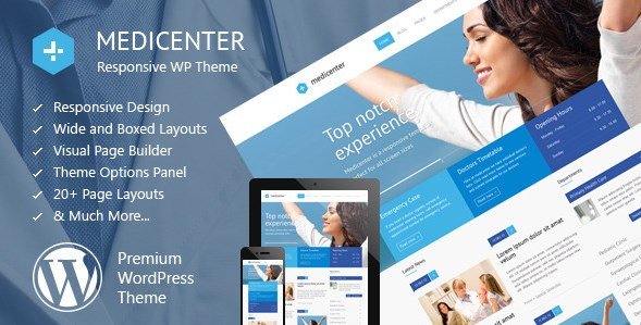 Free Download MediCenter – Responsive Medical WordPress Theme v9.1