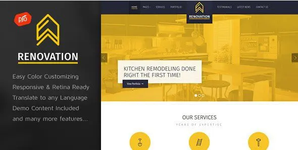 Renovation - Construction Company Theme