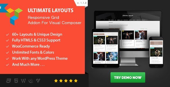 Ultimate Layouts Responsive Grid - Addon For Visual Composer