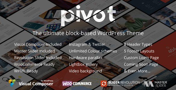 Pivot - Responsive Multipurpose WordPress Theme