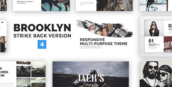 Brooklyn - Responsive Multi-Purpose WordPress Theme