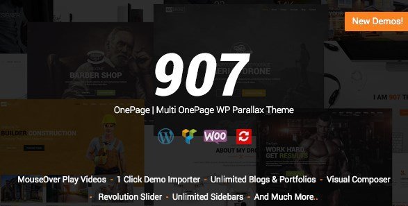 907 - Responsive Multi-Purpose WordPress Theme