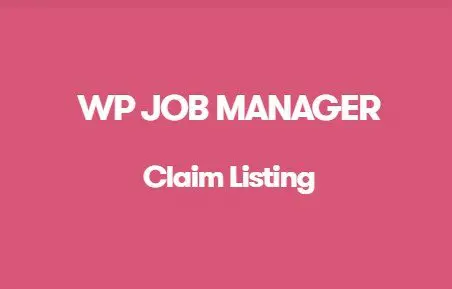 WP Job Manager Claim Listing Addon