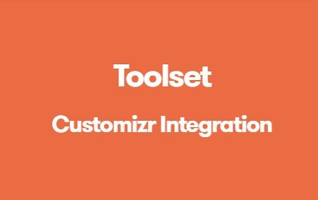 Toolset Customizr Integration