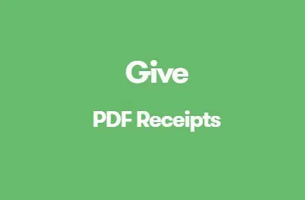 Give PDF Receipts