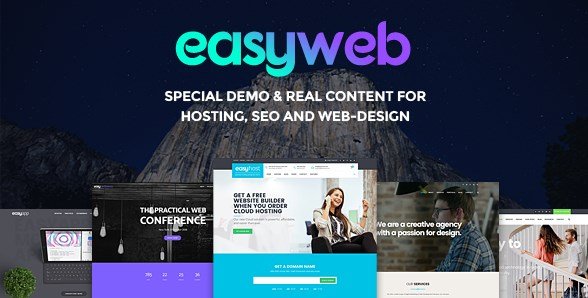 EasyWeb - WP Theme For Hosting and Web-design Agencies