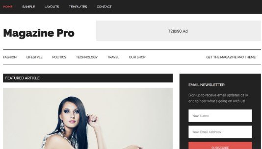 StudioPress Magazine Pro Theme