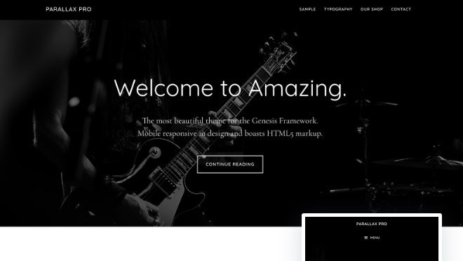 StudioPress Parallax Pro Theme