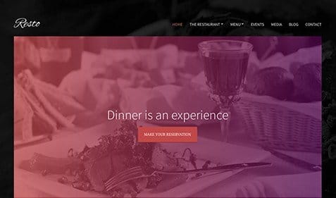 CSS Igniter Resto WordPress Theme