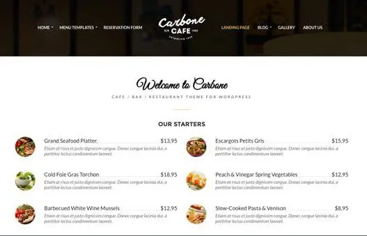 CSS Igniter Carbone WordPress Theme