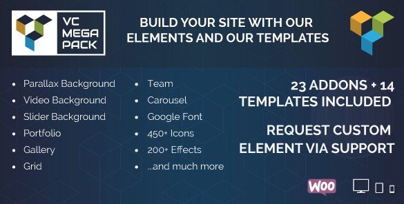 Visual Composer Mega Pack - Addons and Templates
