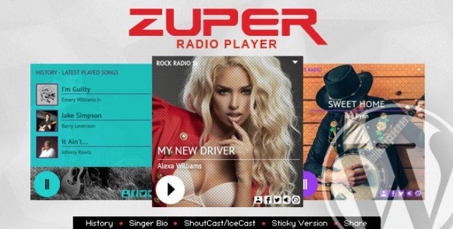 Zuper - Shoutcast and Icecast Radio Player